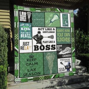 Lacrosse Quilt Blanket Ver 2  Quilt